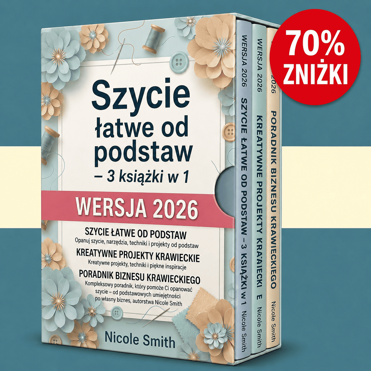 Szycie Łatwe – 3 Książki w 1
