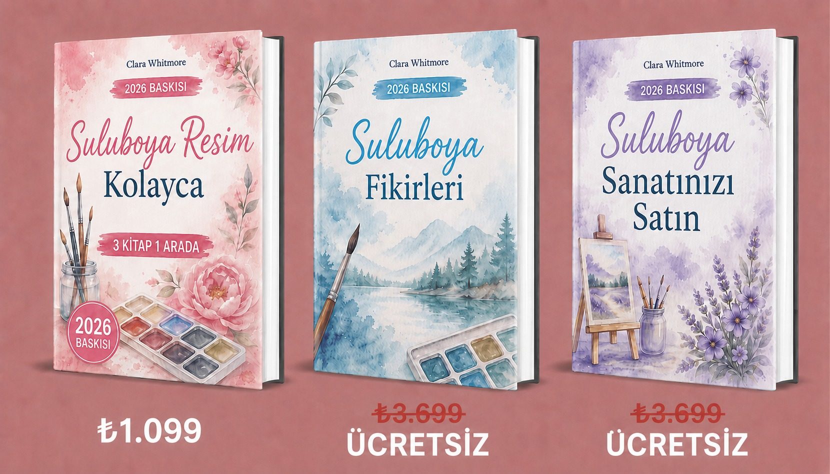 Kolay Suluboya – 3 Kitap Genel Bakış