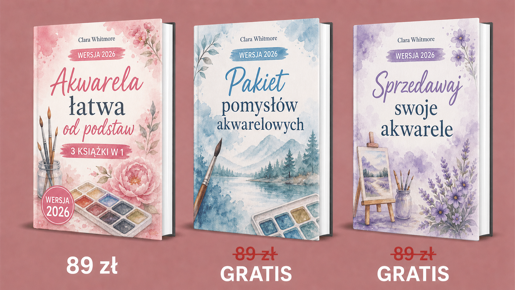 Malowanie Akwarelami Bez Tajemnic – 3 Książki Przegląd
