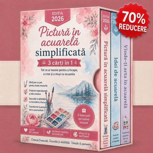 Pictură în Acuarelă – 3 Cărți în 1