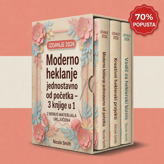 Savremeno Heklanje – 3 Knjige u 1