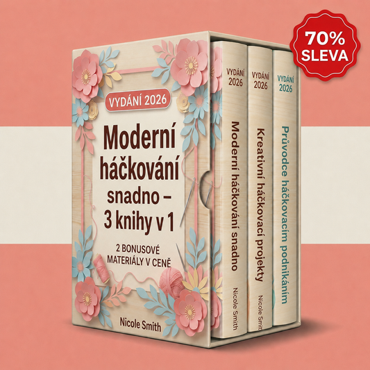 Moderní Háčkování Snadno – 3 Knihy v 1