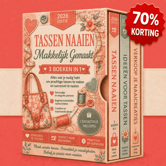 Tassen Naaien Makkelijk Gemaakt – 3 Boeken in 1