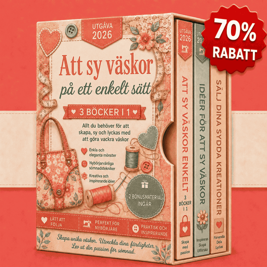 Sy Väskor Enkelt – 3 Böcker i 1