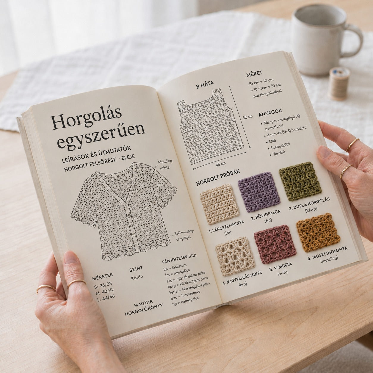 Modern Horgolás Egyszerűen – 3&nbsp;Könyv 1-ben