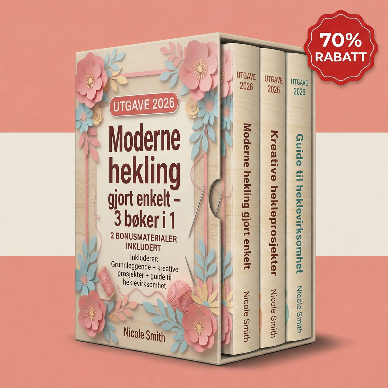 Moderne Hekling Gjort Enkelt – 3 Bøker i 1
