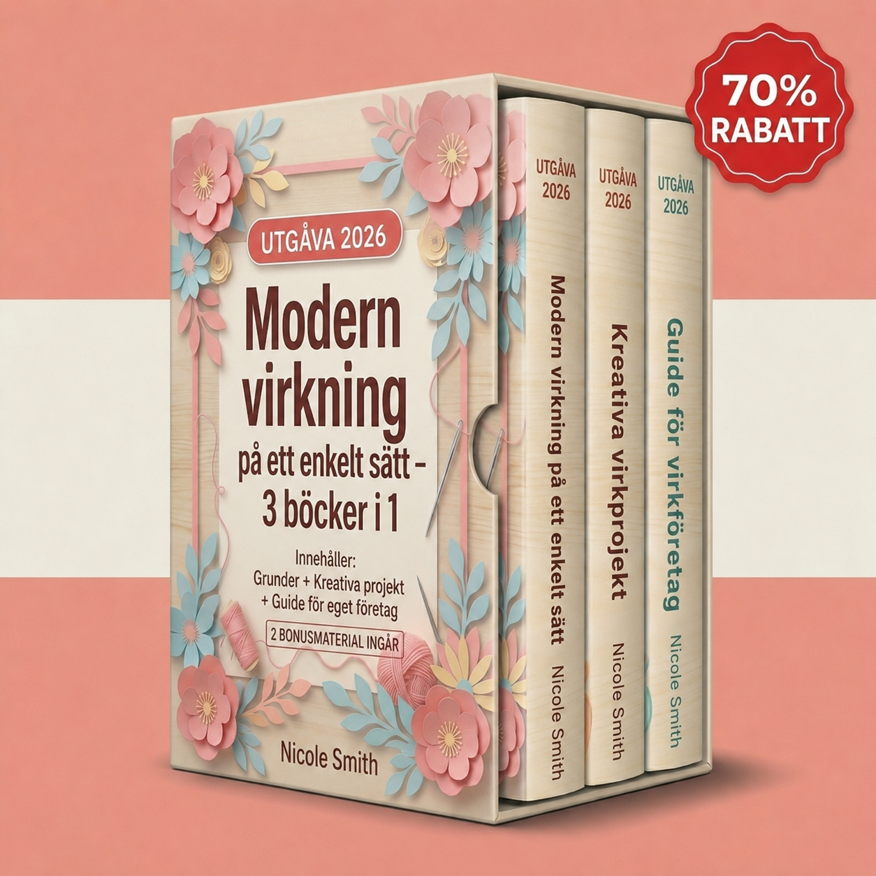 Modern Virkning Gjort Enkelt – 3 Böcker i 1