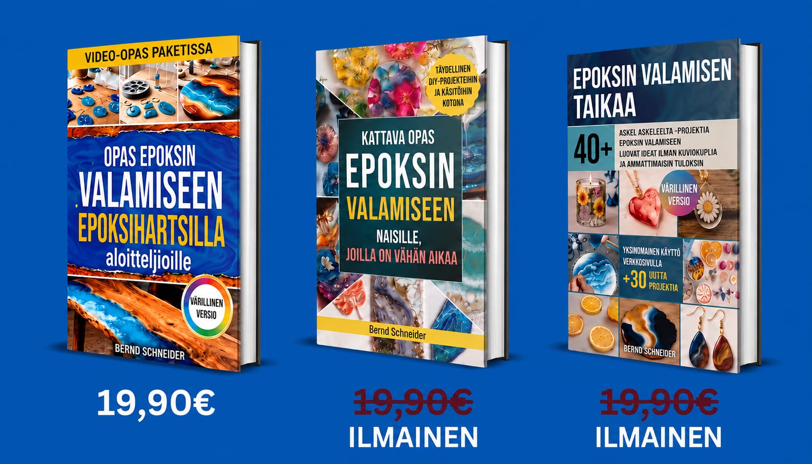 3 kirjan paketti
