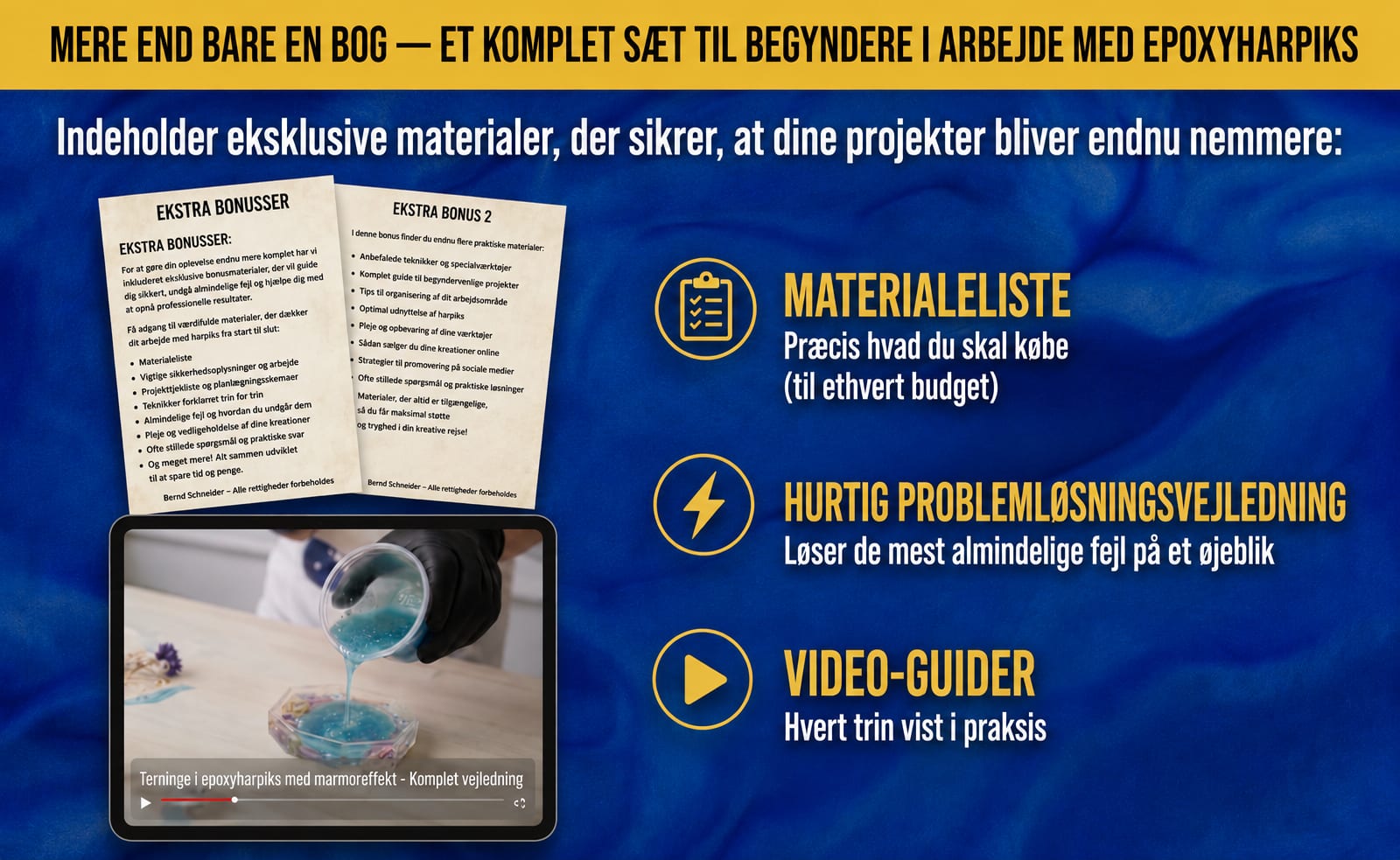 Livsstil med epoxyharpiksgkunst