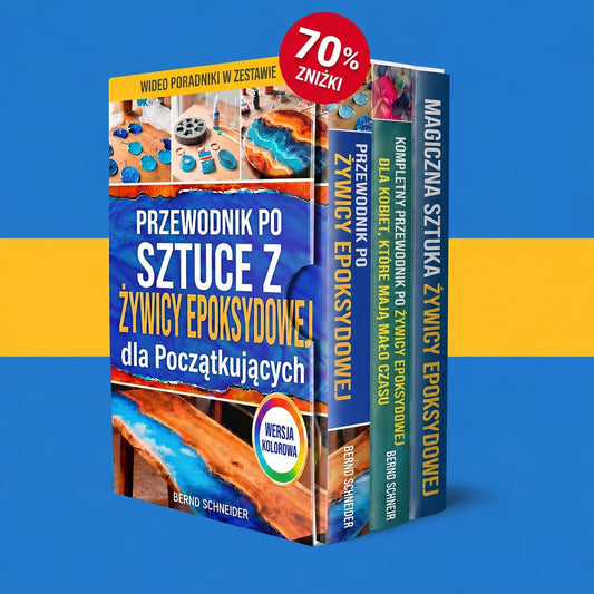 Poradnik Sztuki z Żywicy Epoksydowej dla Początkujących + 2 BONUSY