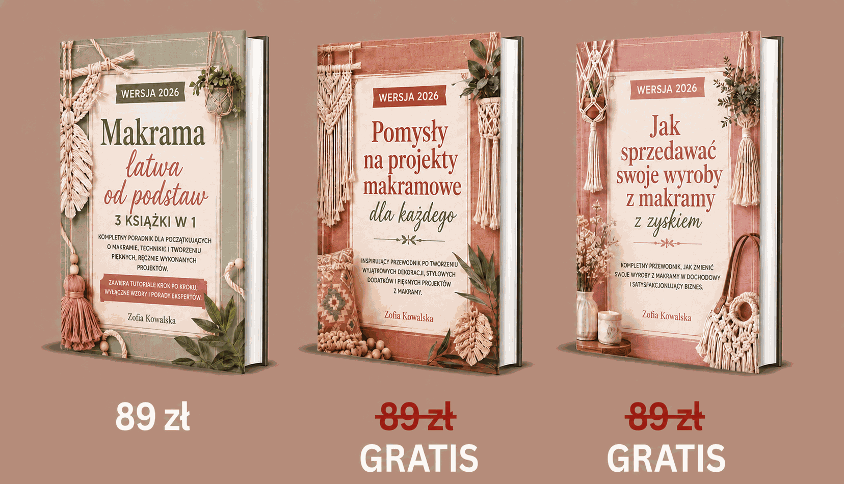 Makrama bez Tajemnic – 3 książki
