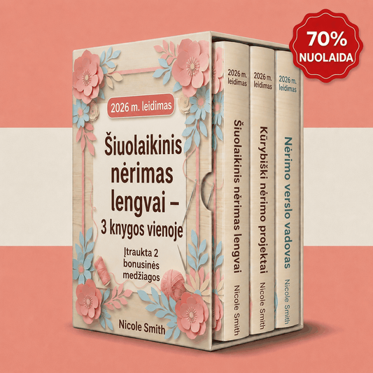 Modernus Nėrimas Lengvai – 3 Knygos viename