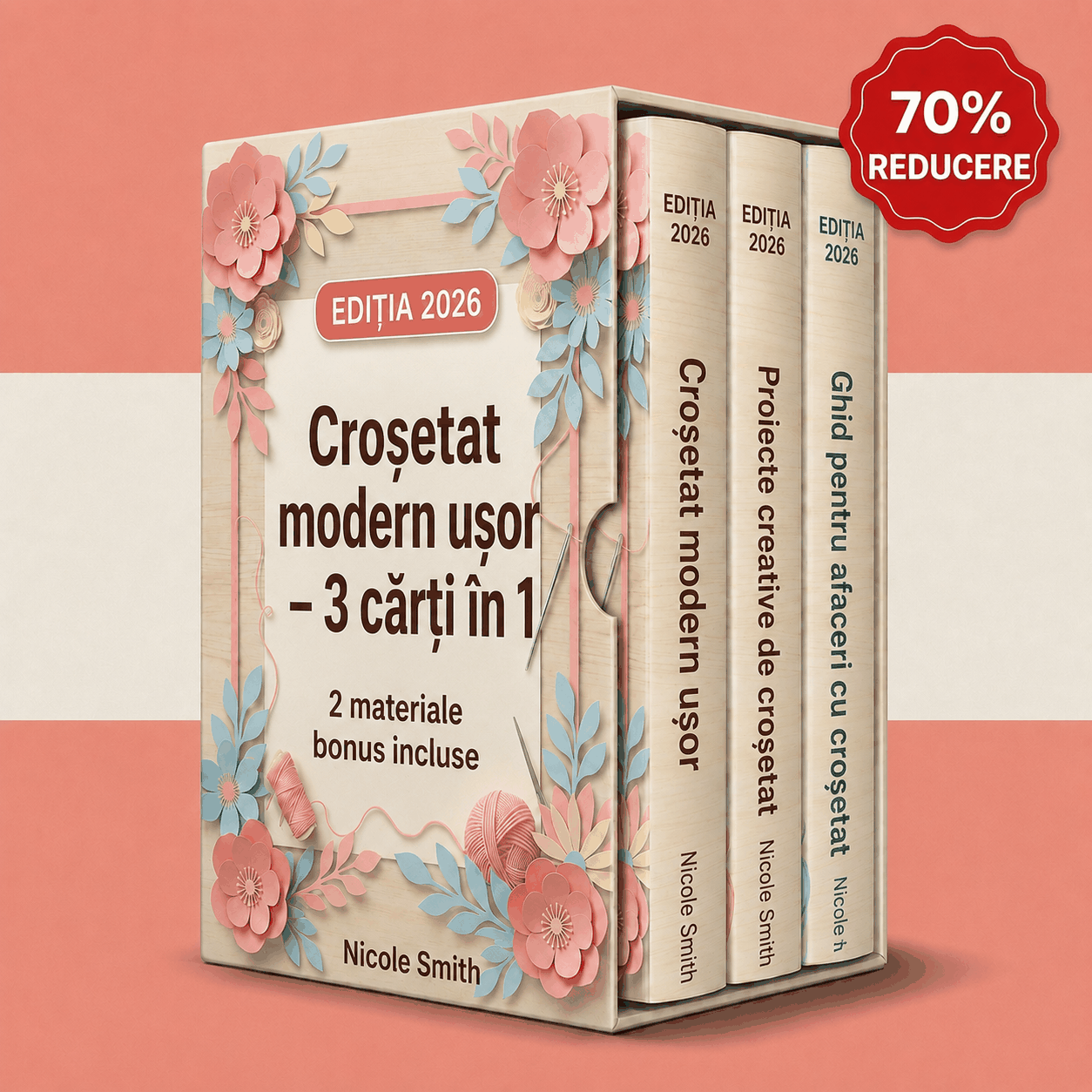 Croșetat Modern cu Ușurință – 3&nbsp;Cărți în 1