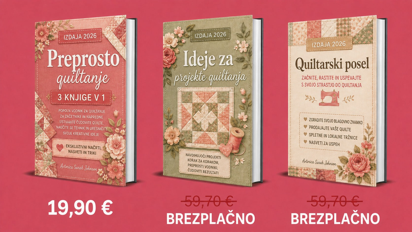 Quilting Gjort Let – 3 Bøgers Overblik