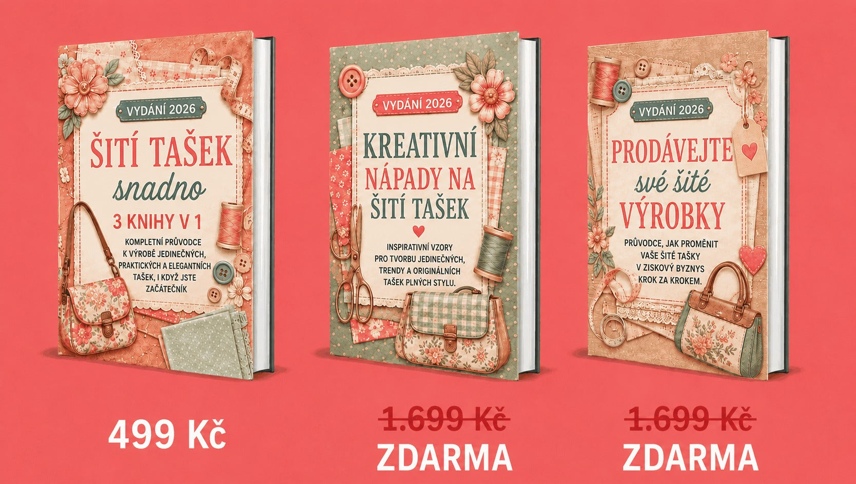 Tre bøger i pakken