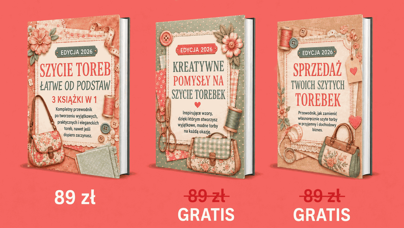 Trzy książki w zestawie