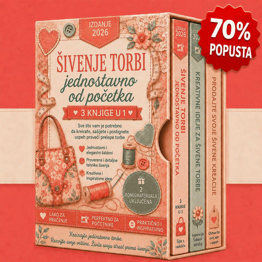 Šijte torbe lako – Komplet 3 u 1